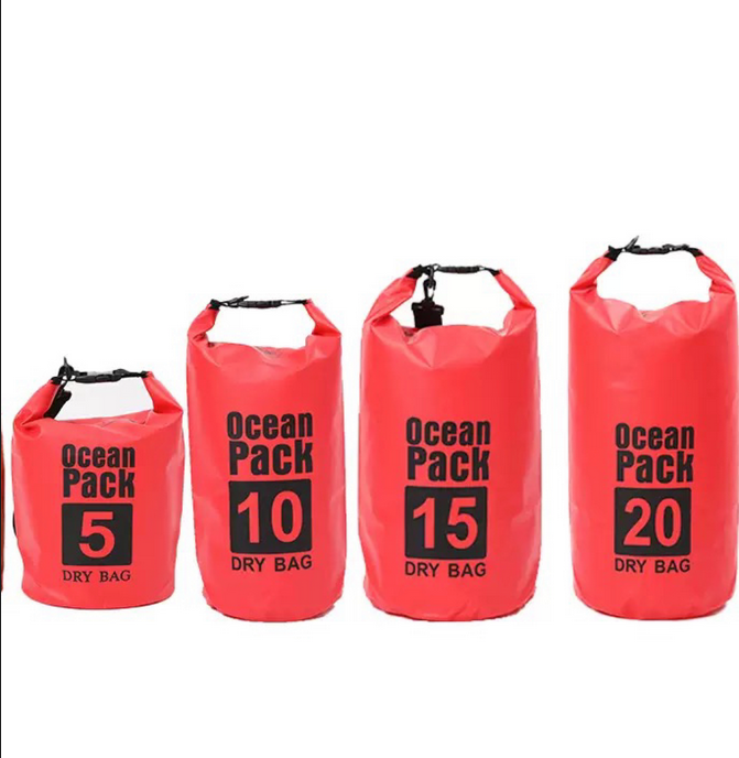 Drybag 5-20L - 4 valgfrie farver