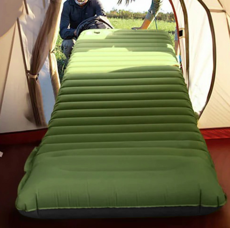 Luftmadras m/indbygget fodpumpe - Ultralight Komfort til Hiking & Festival