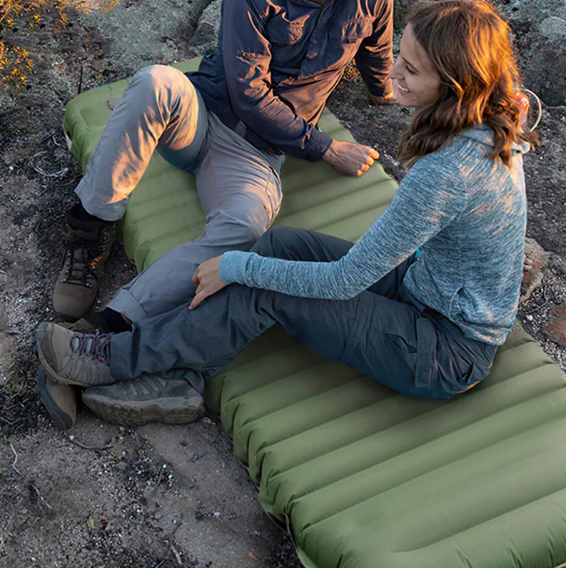 Luftmadras m/indbygget fodpumpe - Ultralight Komfort til Hiking & Festival