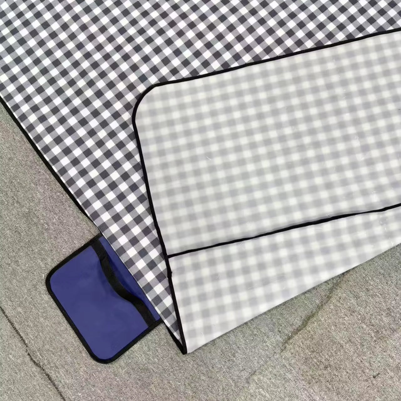 Picnic underlag 200x200cm - blåternet