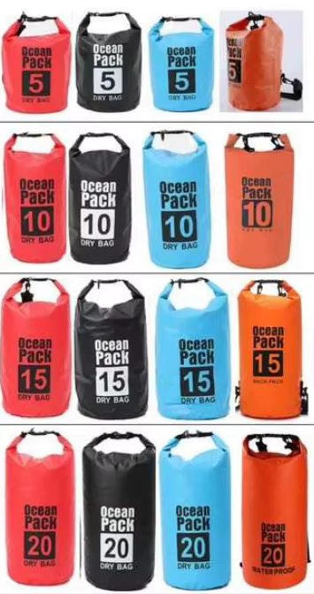 Drybag 5-20L - 4 valgfrie farver
