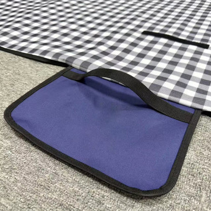 Picnic underlag 200x200cm - blåternet